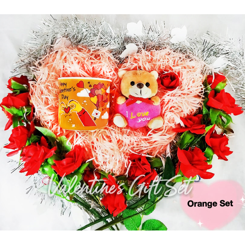 Valentine's Orange Mug