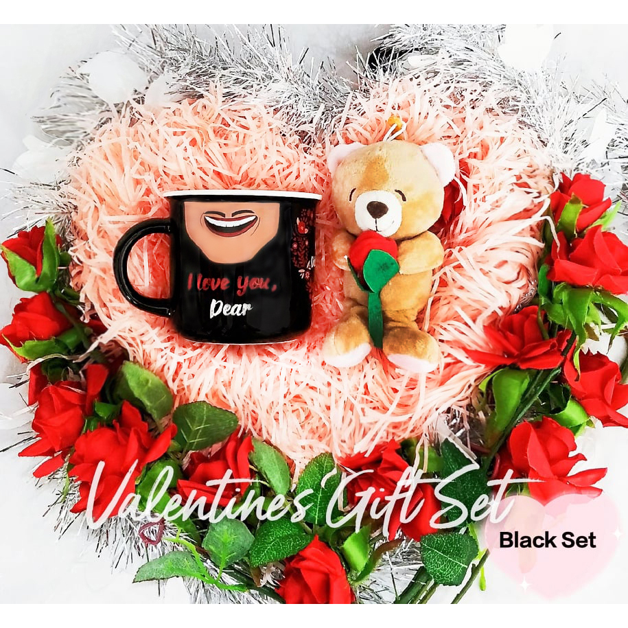 Valentine's Black Mug