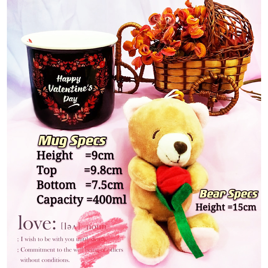 Valentine's Black Mug