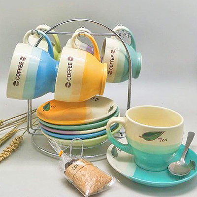 6CSS 001 - 6 Cup Saucer with Stand