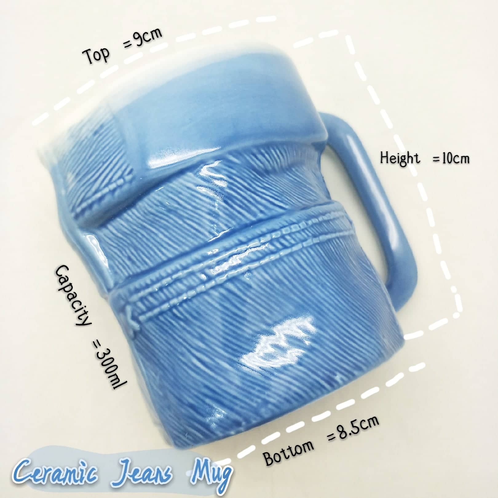 Ceramic Jeans Mug