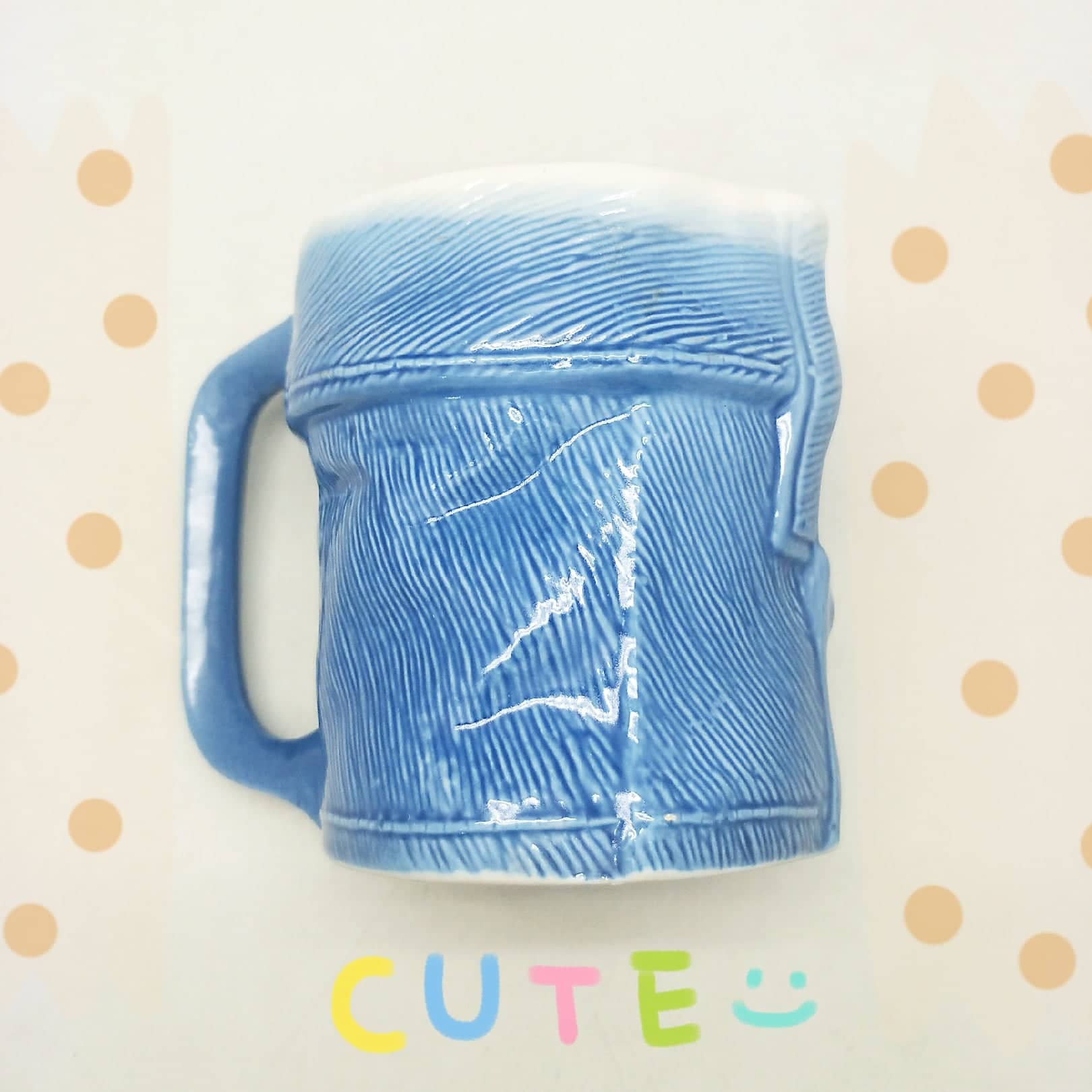 Ceramic Jeans Mug