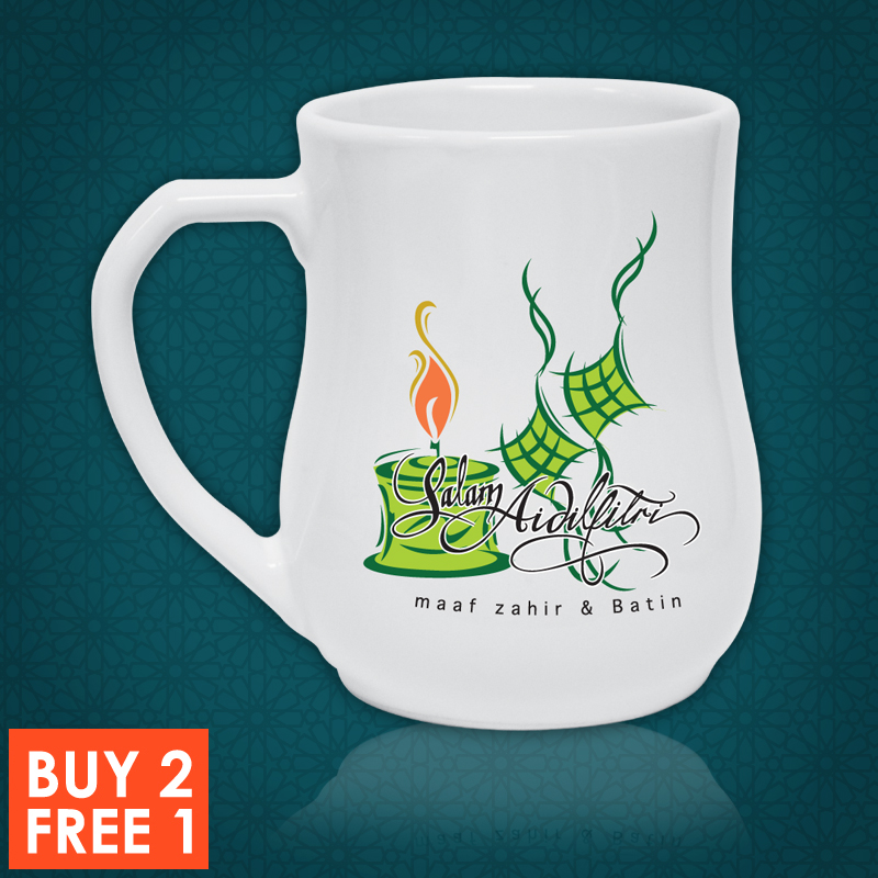 SC603 B2F1 - Buy 2 FREE 1 - Raya Ceramic Mug