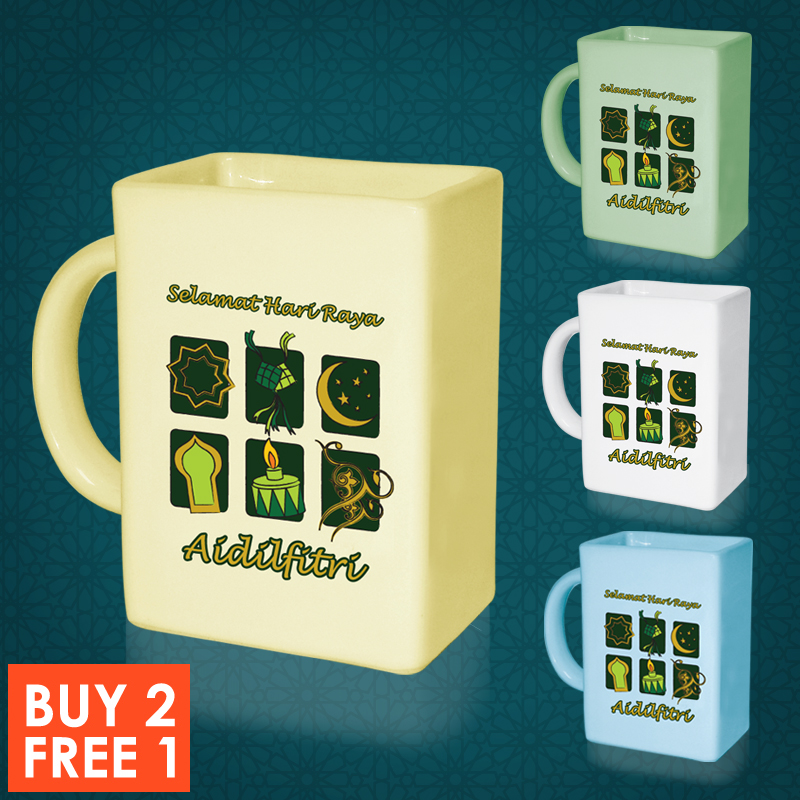 SC1001H B2F1 - Buy 2 FREE 1 - Raya Ceramic Mug