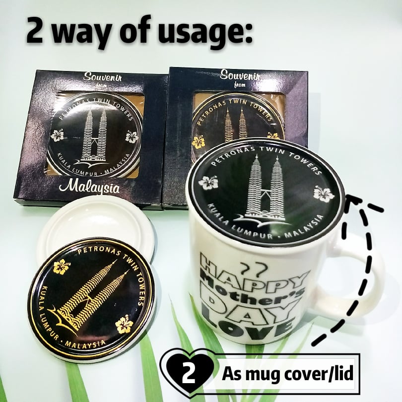 Twin Towers Coaster Set